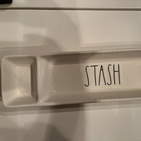 Rae Dunn Other - Rae Dunn Ceramic “Stash” Desk Tray / Trinket Organizer